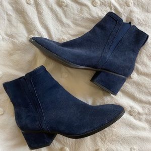 Splendid Navy Suede Boots